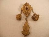 Antique Victorian Red Stone Brooch/Pin