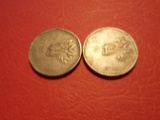 Lot of 2, 1981 5 Peso, Mexico
