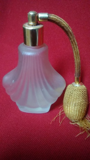 Vintage glass Perfume Bottle