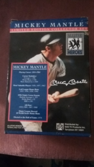 Vintage All-star Heros Mickey Mantle Collector Baseball