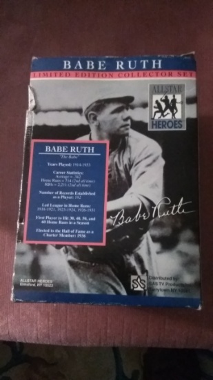 Vintage All-star Heros Babe Ruth Collector Baseball