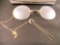 Antique Eye Glasses/Spectlers, Gold Tone Marked On Nose Piece