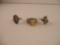 Lot of 3 Vintage Sterling Silver Rings with Stones