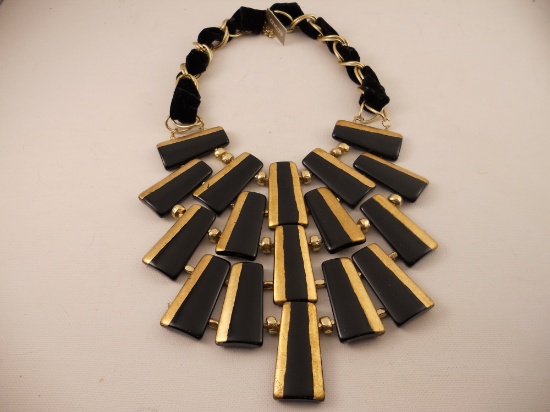 Chico's Large Collar Wood Necklace