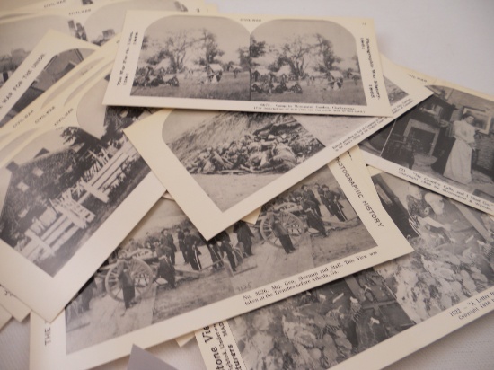 Vintage Set of "Civil War" Theme Sterotype Cards