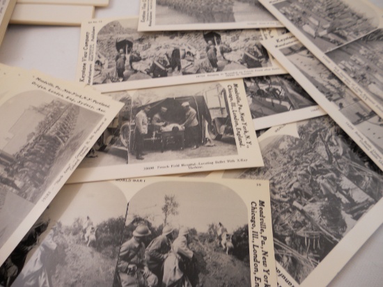 Vintage Set of "World War 1" Theme Sterotype Cards