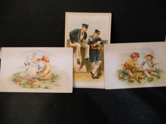 Lot of 3, Antique Advertizing Cards