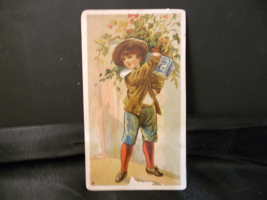 Antique Victorian "Famous White Soap" Advertizing Card