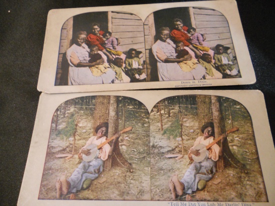 Vintage Black Americana Stereocards
