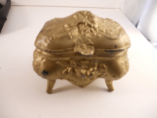 Antique/Vintage Flower Jewelry Box