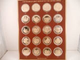Franklin Mint History Of U.S. Solid Bronze 1916-1935 Coins