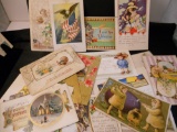 Lot of 10, Antique/Vintage Holiday Cards