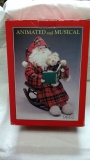 Vintage Santa Claus in Rocking Chair