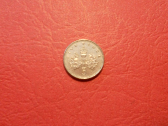 1991 Five Pence