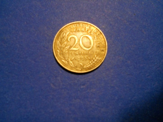 1963 France 20 Centimes