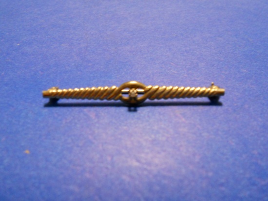 Vintage 12K GF Bar Pin