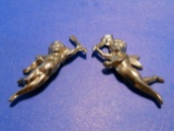 Lot of 2, Chrub Brooches