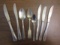 Lot of 8 Stainless Spoons and Knives