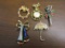 Lot of 5 Vintage Holiday Brooches