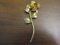 Vintage Monet Rose Brooch