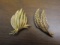 Lot of 2 Vintage Gold Tone Trifari Brooches