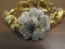 Vintage Rhinestone Gold Tone Flower Bracelet