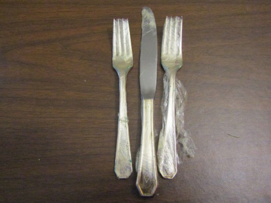 Lot of 3 International S. Co. XII Forks and Knife
