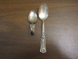 Lot of 2 Silver Spoons