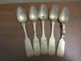 Lot of 5 Yates I, Spoons