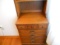 Vintage wood Cabinet with Shelves