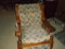 2 Vintage Rustic Wood Rocker Chair with Cushions