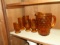 Lot of Glass Pitcher and cups