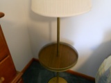 Vintage Floor Lamp with shelf attached