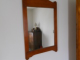 Vintage Wood Frame wall Mirror