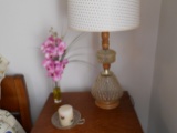 Lot of 3, Vintage Lamp, Candle Holder, Vase