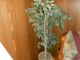 Vintage Artificial Tree in Basket