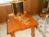 Vintage Lamp and Coaster set