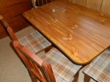 Vintage Table with 4 Chairs