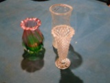 Lot of 3, Vintage Glass Vases