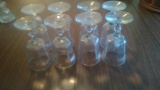 Lot of 8 Stem Glasses