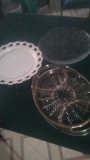 Vintage Lot of Glass Serving Plates