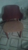 Vintage Wood, upholstered Chair