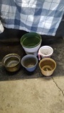 Lot of 5 plant Pots