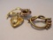 Lot of 2 Vintage Brooches, Sterling and Gold Filled