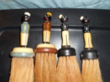 Lot of 4, Black Americana Wisk/Crumb Brushes