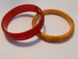 Lot of 2, Vintage Bakelite Bracelets