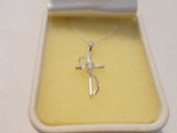 Vintage Sterling Cross Necklace