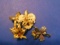 Lot of 2 Flower Brooches