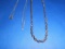 Lot of 2 Sterling Necklaces
