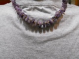 Vintage Purple Stones Necklace